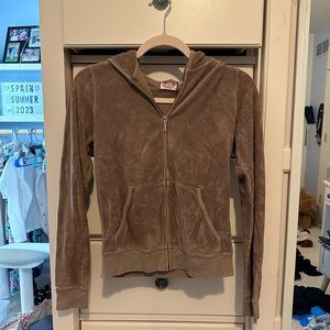 Juicy Couture Brown zip up